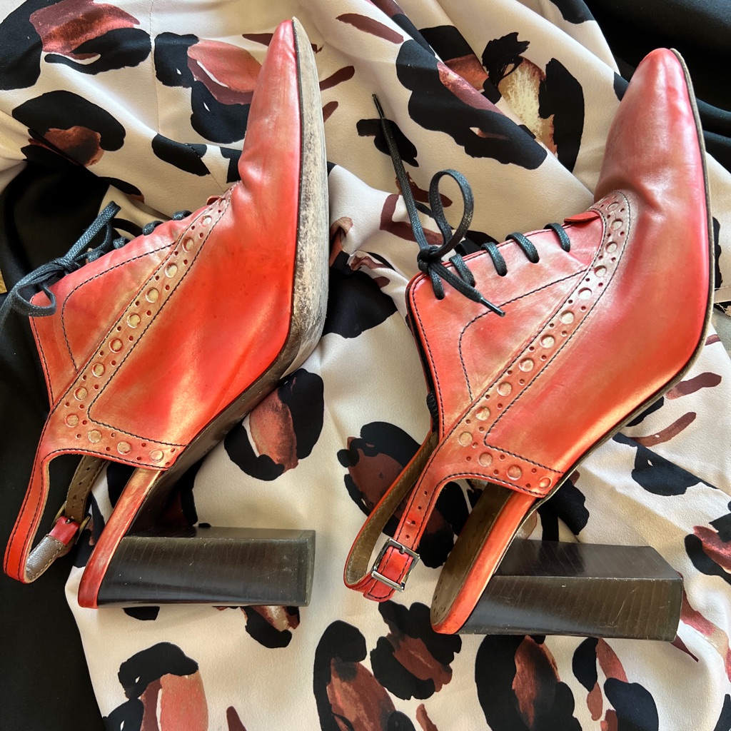 Thierry Rabotin Italian Slingback Sz. 38, Us 7-1/2